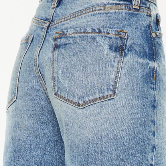 Hazel Blues® |  Kancan Raw Hem High Waist Denim Shorts - Picture 7 of 13